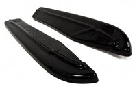 Extensii laterale Maxton Design pentru bara de protecție spate RS a Skoda Octavia hatchback, combi 2013-2019, negru mat