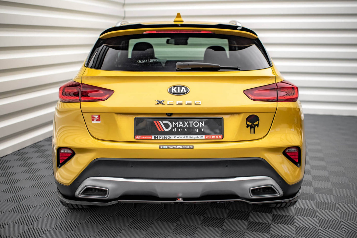 Maxton Design spoiler portbagaj pentru Kia Xceed (2019+), lac negru