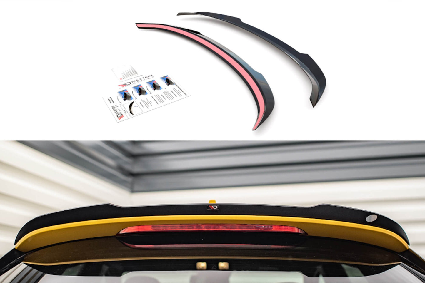 Maxton Design spoiler trunk for Kia Xceed (2019+), carbon look