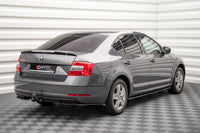 Eleron portbagaj Maxton Design pentru Skoda Octavia berlină (2016‑2020), negru mat