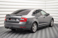 Maxton Design Trunk Spoiler for Skoda Octavia sedan (2016‑2020), Matte Black