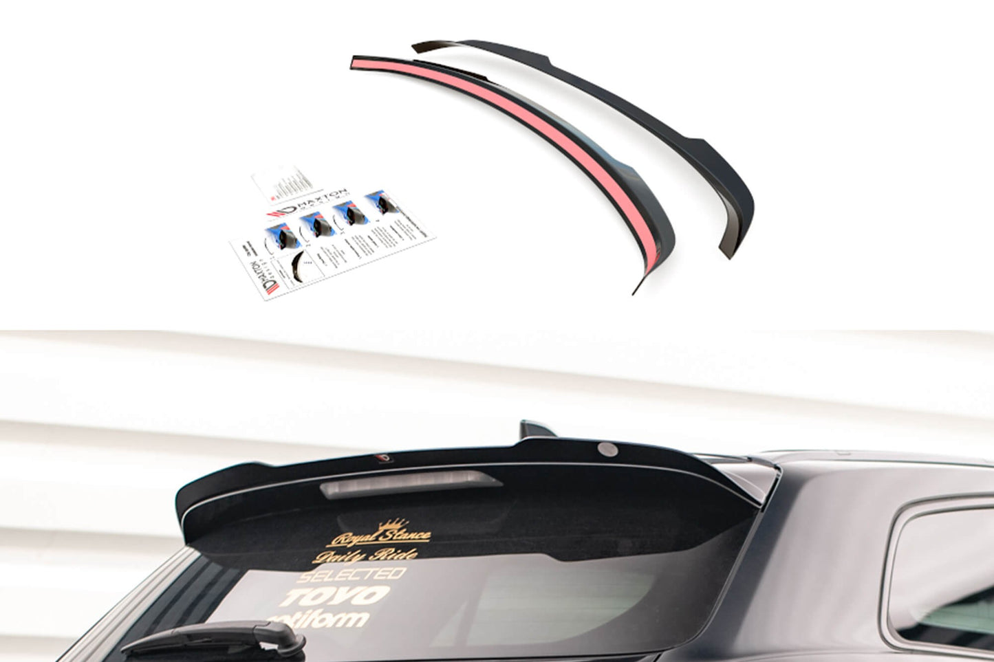 Maxton Design spoiler portbagaj pentru Toyota Avensis break (2015-2018), negru lucios