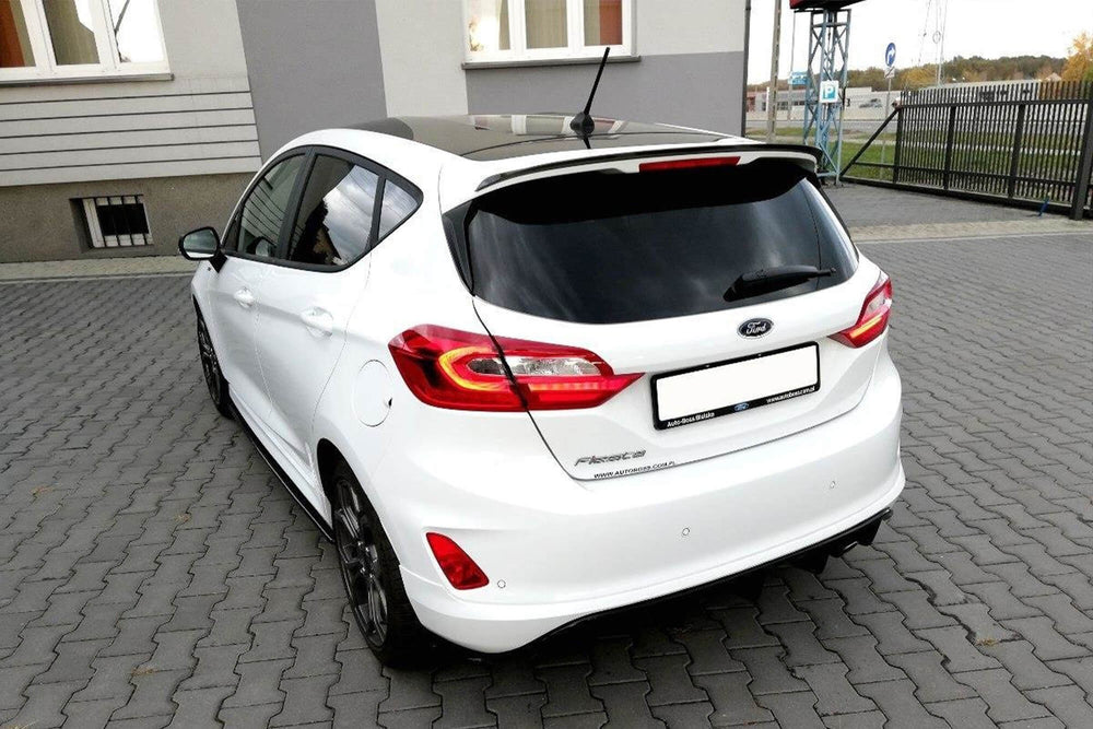 Maxton Design spoiler portbagaj pentru Ford Fiesta (dupa 2017), negru lacuit