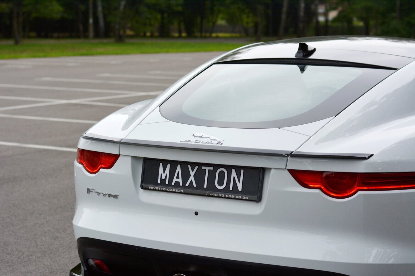 Maxton Design spoiler portbagaj pentru Jaguar F-Type (2013-2016), lac negru
