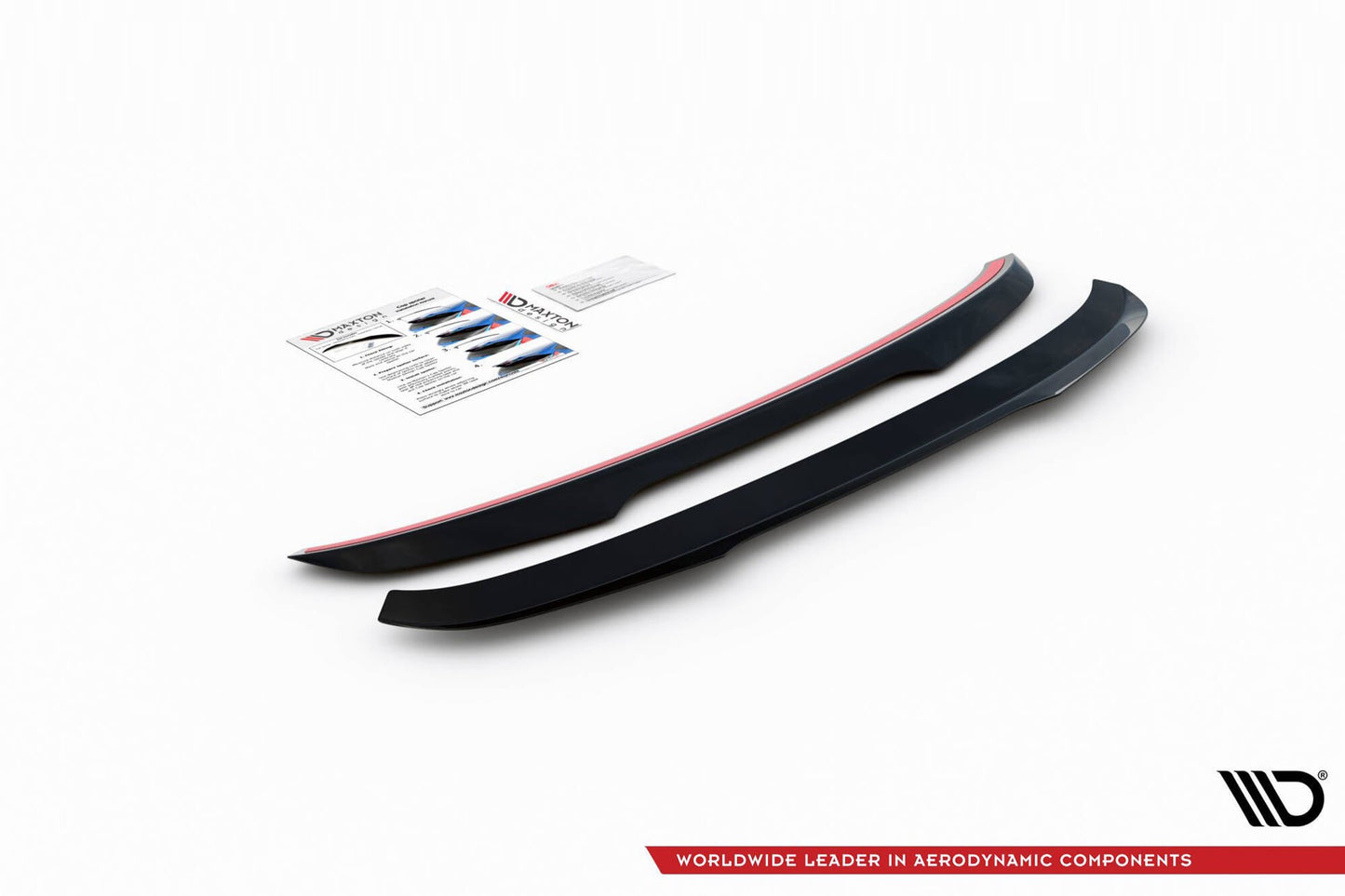 Maxton Design eleron portbagaj pentru Skoda Kamiq (după 2019), negru lucios