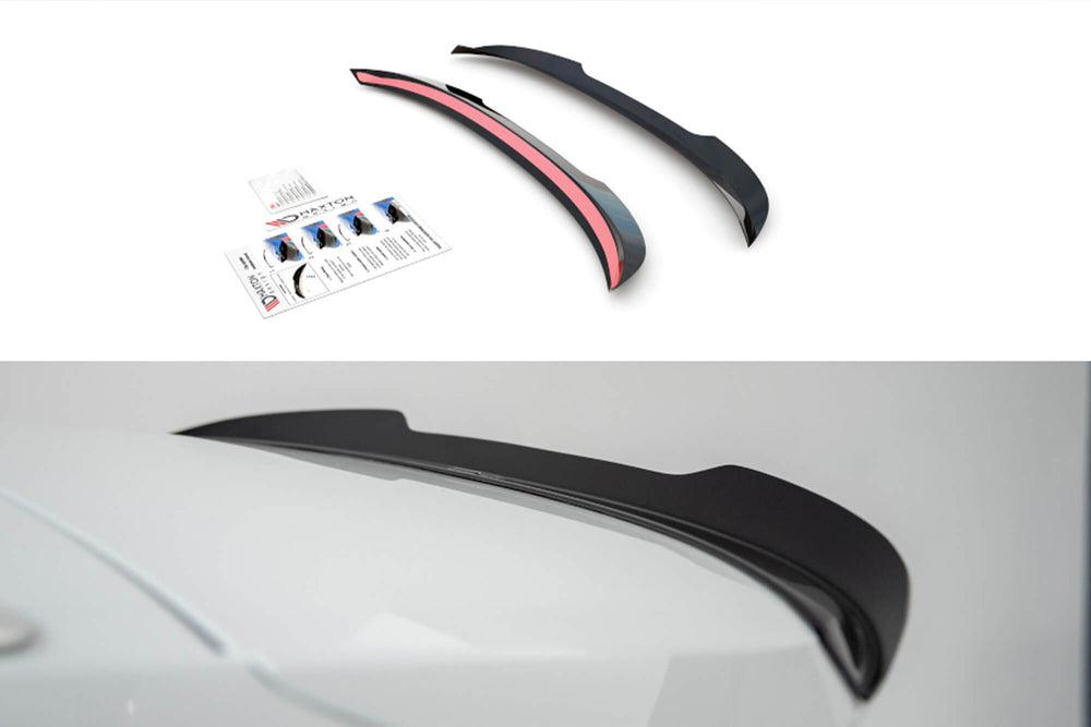 Maxton Design spoiler portbagaj pentru Skoda Octavia break (după 2019), negru lucios