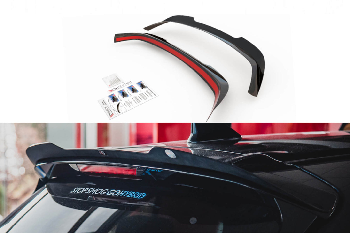 Maxton Design spoilere portbagaj pentru Toyota Corolla hatchback (2019-), negru mat