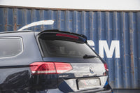 Spoiler Maxton Design pentru portbagajul VW Passat B8 station wagon (dupa 2014), lac negru