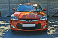 Splitter Maxton Design pentru bara fata a Hyundai Veloster (2011-), negru mat