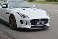 Maxton Design spoiler bara fata pentru Jaguar F-Type (2013-2016), negru mat