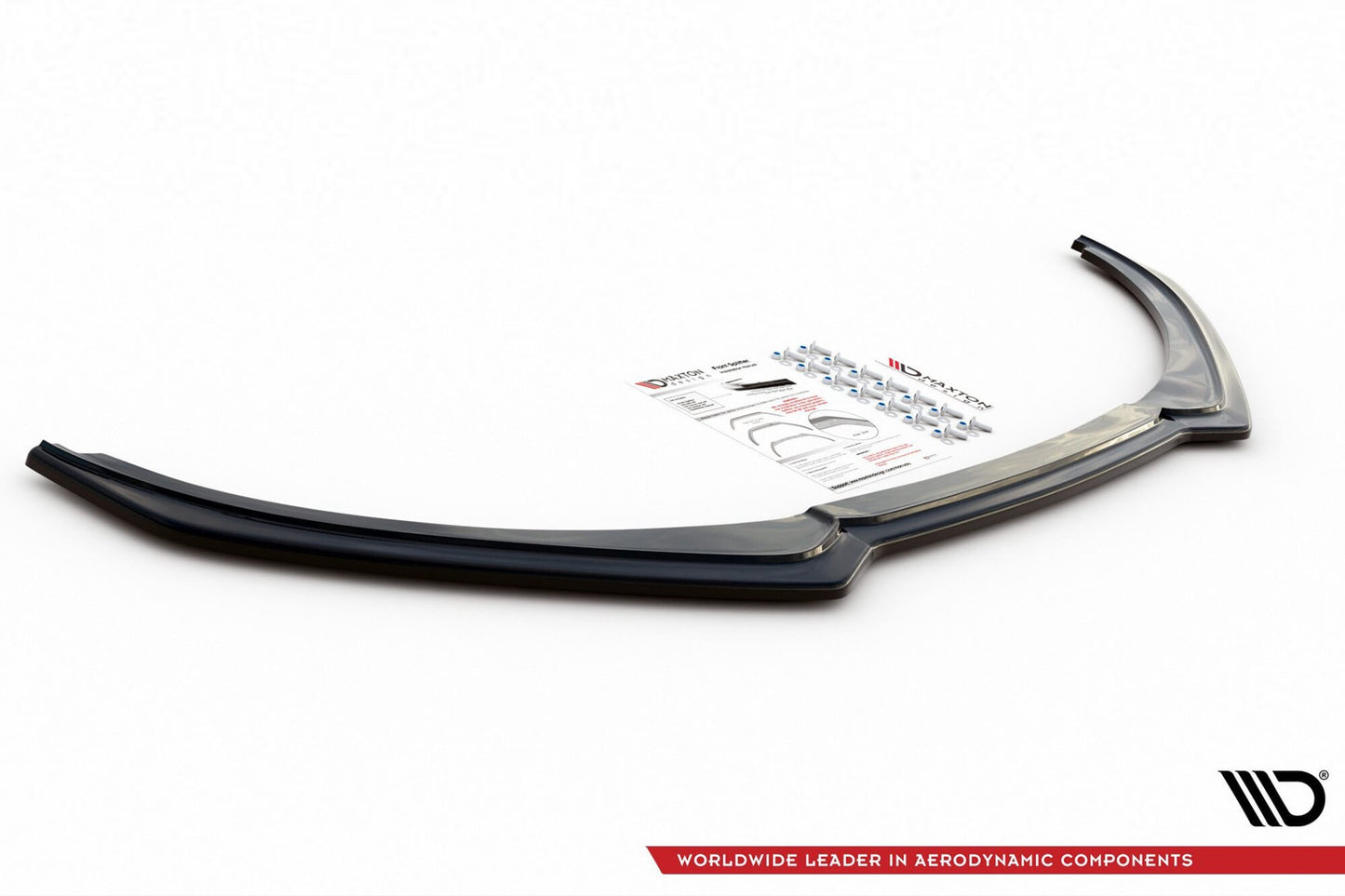 Spoiler bara fata Maxton Design pentru Jaguar XJ X351 (2015-2019), negru lacuit