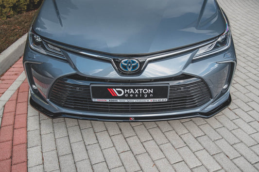 Spoiler bara fata Maxton Design pentru Toyota Corolla sedan (2019-), negru lacuit