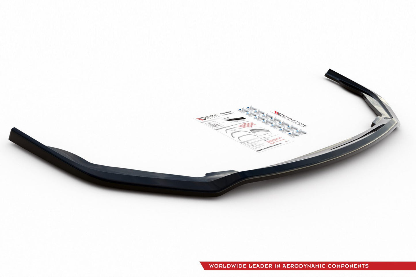 Front bumper spoiler Maxton Design for Toyota Corolla sedan (2019-), matt black