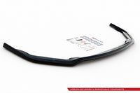 Front bumper spoiler Maxton Design for Toyota Corolla sedan (2019-), matt black