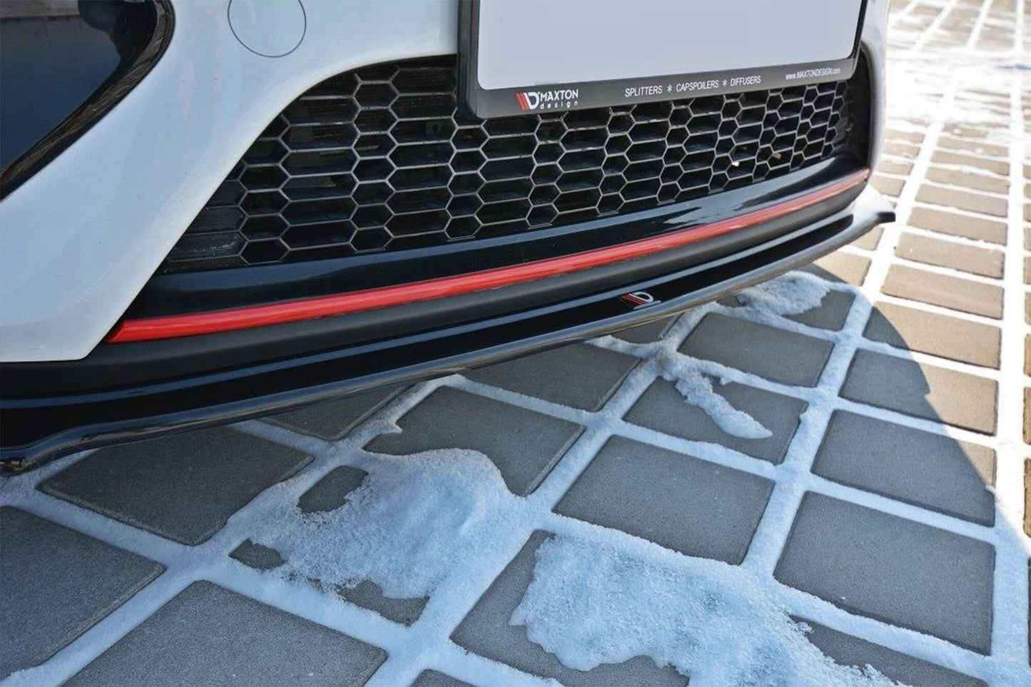 Spoiler fata bara GT Maxton Design pentru Kia Ceed, Pro Ceed (2013-2018), negru mat