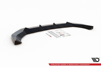 Maxton Design spoiler pentru bara fata Sportline a Skoda Karoq (dupa 2017), negru lac