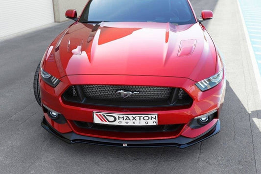 Maxton Design spoiler pentru bara fata standard Ford Mustang (2014-2017), negru mat