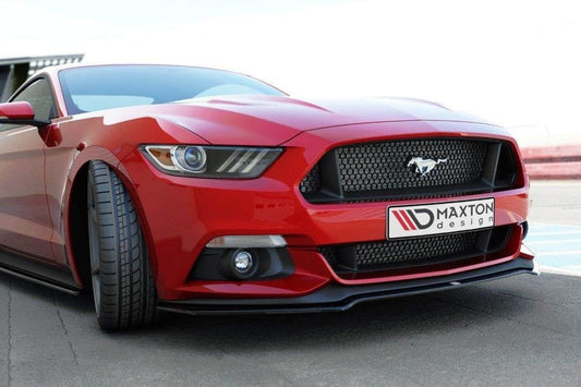 Maxton Design spoiler pentru bara fata standard Ford Mustang (2014-2017), negru mat