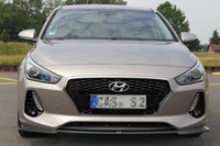 Splitter Maxton Design pentru bara fata standard a Hyundai i30 (2017-), negru lac