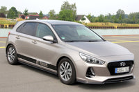 Splitter Maxton Design pentru bara fata standard a Hyundai i30 (2017-), negru lac