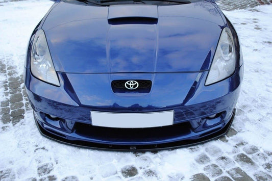 Spoiler Maxton Design pentru bara față standard Toyota Celica T23 (1999-2002), negru lăcuit