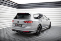 Spoiler Maxton Design tip R-Line pentru portbagajul VW Passat B8 station wagon (dupa 2015), lac negru