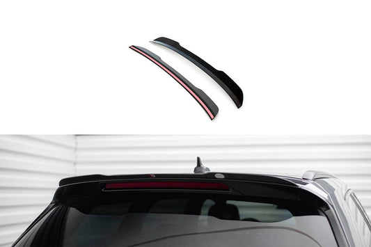 Spoiler Maxton Design tip R-Line pentru portbagajul VW Passat B8 station wagon (dupa 2015), lac negru