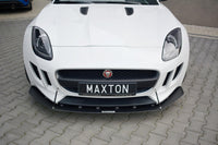 Maxton Design spoiler bara fata tip Racing pentru Jaguar F-Type (2013-2016), negru mat