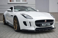 Maxton Design spoiler bara fata tip Racing pentru Jaguar F-Type (2013-2016), negru mat