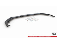 Spoiler tip Racing Maxton Design pentru bara față GR a Toyota Yaris (2020+), negru mat