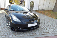Spoiler Maxton Design tip Racing pentru bara față standard Toyota Celica T23 (1999-2002), negru mat