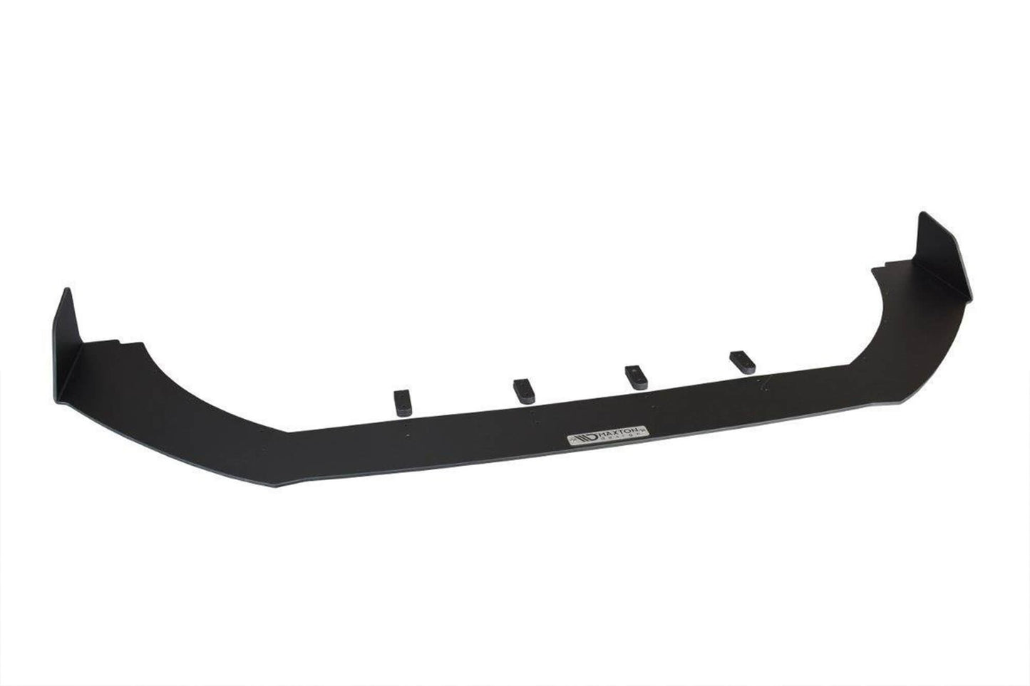 Spoiler Maxton Design tip Racing versiunea 1 pentru bara fata ST a Ford Fiesta (dupa 2017), mat negru