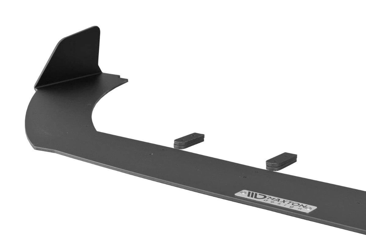 Spoiler Maxton Design tip Racing versiunea 1 pentru bara fata ST a Ford Fiesta (dupa 2017), mat negru