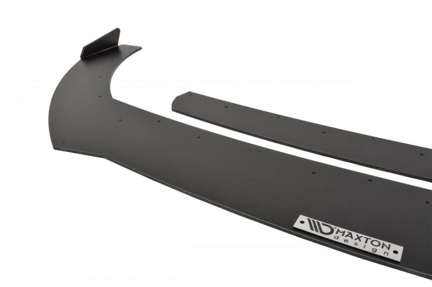 Spoiler Maxton Design tip Racing versiune 2 pentru bara fata ST Ford Focus (2015-2018), negru mat