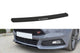 Splitter Maxton Design tip Racing, versiunea 3, pentru bara fata ST a Ford Focus (2015-2018), negru mat