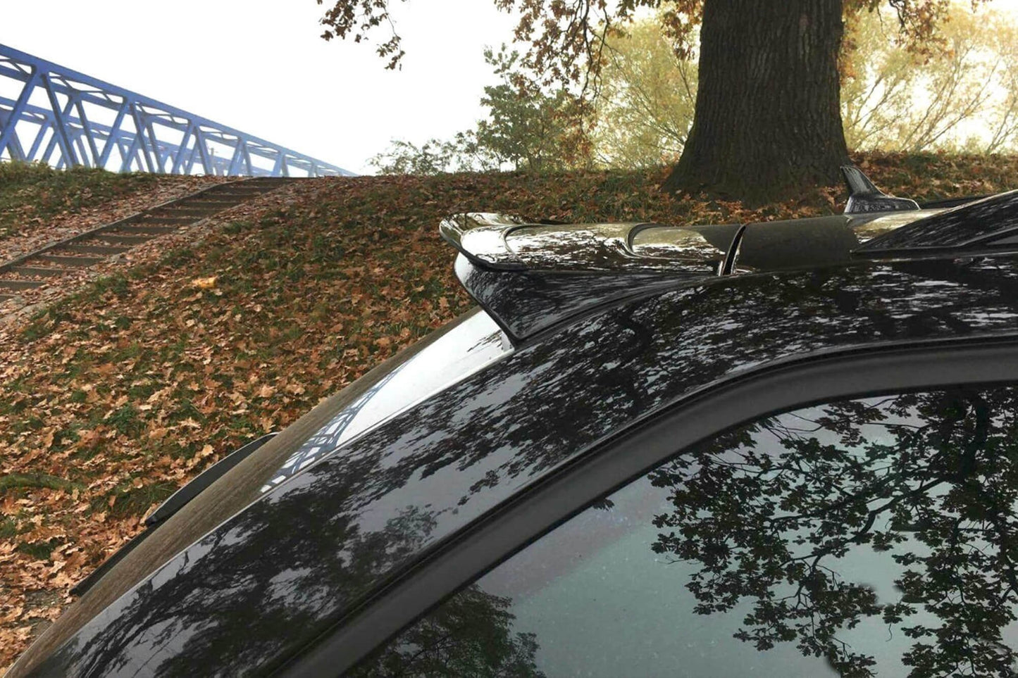 Spoiler Maxton Design RS type for Skoda Octavia station wagon (2013-2019) tailgate, gloss black
