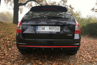 Spoiler Maxton Design RS type for Skoda Octavia station wagon (2013-2019) tailgate, gloss black