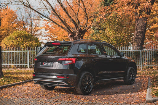 Maxton Design Sportline Rear Spoiler for Skoda Karoq (2017-), Matte Black