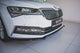 Spoiler Maxton Design versiunea 1 pentru bară față Skoda Superb după 2019, culoare carbon