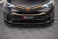 Spoiler Maxton Design versiunea 1 pentru bara față Toyota Avensis (2015-2018), culoare carbon