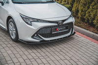 Spoiler bară față Maxton Design versiunea 1 pentru Toyota Corolla hatchback, break (după 2019), negru mat