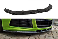 Spoiler Maxton Design versiunea 1 pentru bara fata R a VW Scirocco (2008-2014), culoare carbon