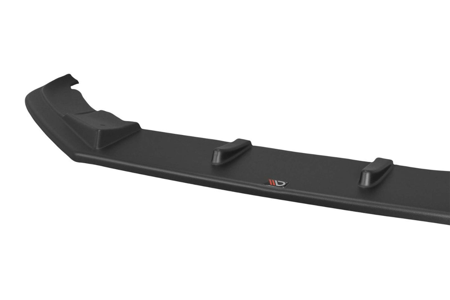 Spoiler Maxton Design versiunea 1 pentru bara fata R a VW Scirocco 2014-2017, negru mat