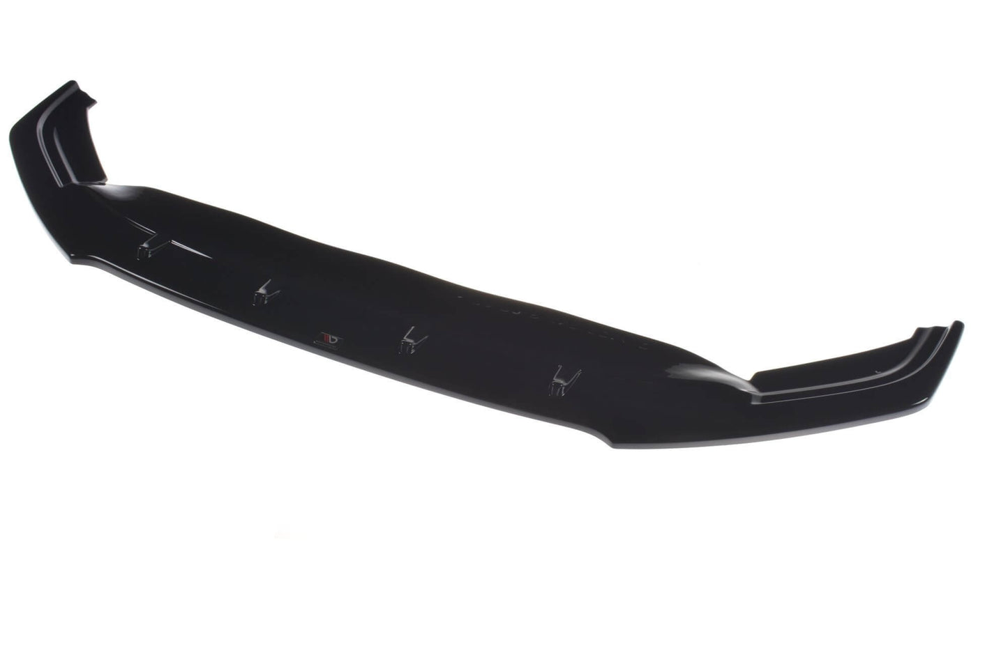 Spoiler Maxton Design versiunea 1 pentru bara fata R-Line a VW Passat B8 (dupa 2015), culoare carbon