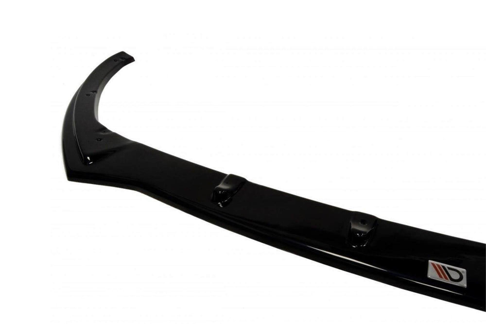 Spoiler Maxton Design versiunea 1 pentru bara fata ST a Ford Focus (2015-2018), negru lucios