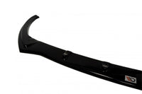 Spoiler Maxton Design versiunea 1 pentru bara fata ST a Ford Focus (2015-2018), negru lucios