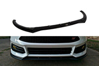 Spoiler Maxton Design versiunea 1 pentru bara fata ST a Ford Focus (2015-2018), culoare carbon