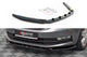 Maxton Design Front Splitter, V.2, for Skoda Octavia Standard Front Bumper (2016-2020), Gloss Black (Copy)