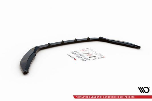 Splitter frontal Maxton Design V.1 pentru bara față standard Skoda Octavia (2016‑2020), carbon