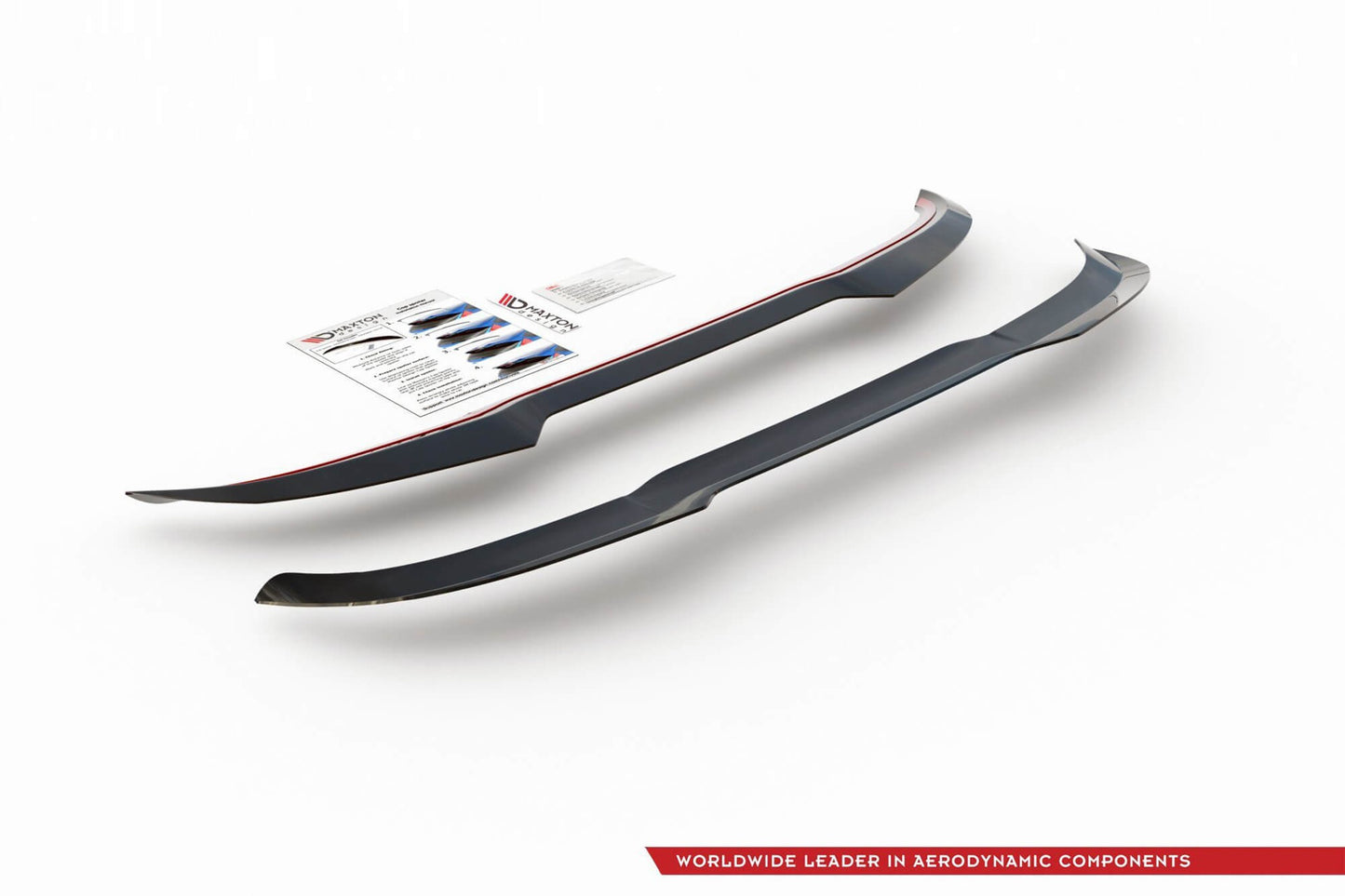Maxton Design spoiler portbagaj versiunea 2 pentru Ford Fiesta ST / ST‑Line (dupa 2017), mat negru